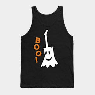 BOO! Ghost guitar (color print) Tank Top